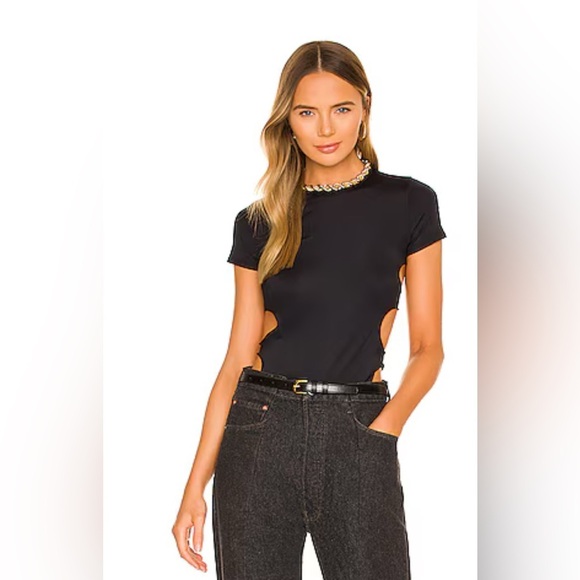 Miaou Tops - NWOT Miaou Zephyr Tee in Black